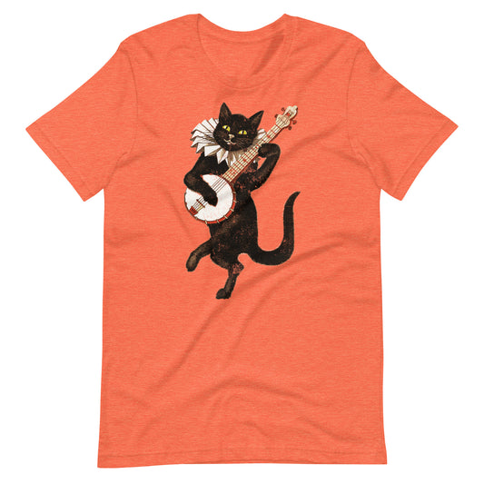 Cat Banjo Unisex t-shirt